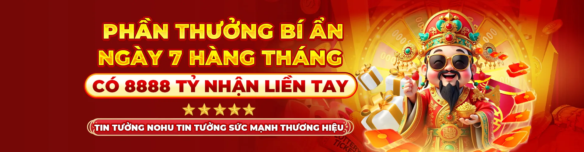 Phần thưởng bí ẩn ngày 7 hàng tháng ở Nohu90